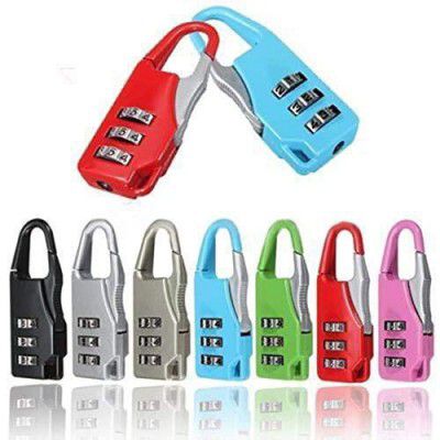 PENS Combination Luggage Padlock 3 Dial Resettable Lock for Suitcase (LOCK-0093)