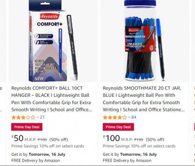 Pens Flat 50% Off