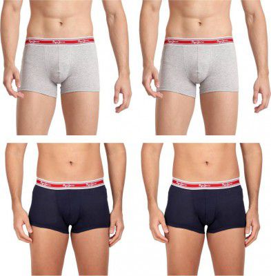 Pepe Jeans Pack of 4 Solid Men Trunk