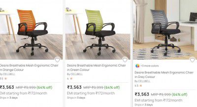 Pepperfry Loot : Office Chair From ₹3563