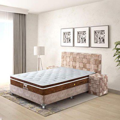 peps Grand Palais Ultra 8-inch Queen Size Spring Mattress (Brown, 72x60x08)