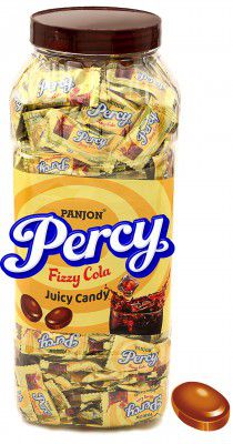 Percy Fizzy Cola Candy Toffee Jar (350 Candies) Jar, 875 g