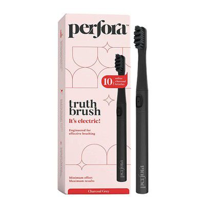 Perfora Electric Toothbrush - Electronic Tooth brush for Men, Women, Adults and Kids with 2 vibrating modes. IPX7 Waterproof , Extra Soft bristles and AAA battery Sonic Toothbrush. Perfect Diwali Gift