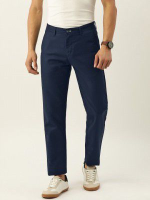 Peter England Better Jeans Company Men Super Slim Fit Trousers