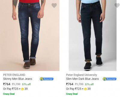 PETER ENGLAND Men Jeans Min. 50% off