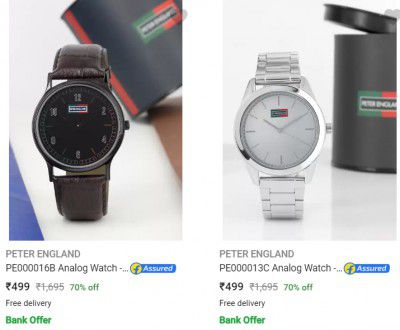 Peter England Watches @ ₹499