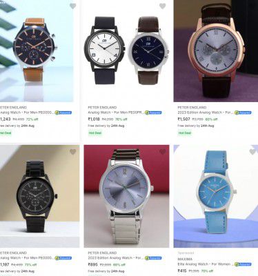 PETER ENGLAND Wrist Watches Min.70% Off