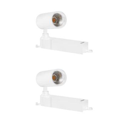 PHILIPS 10-watt Ceiling Spot White Track Light | Indoor Ceiling Focus Light with Flexible Rotatable Head | Natural White, Pack of 2