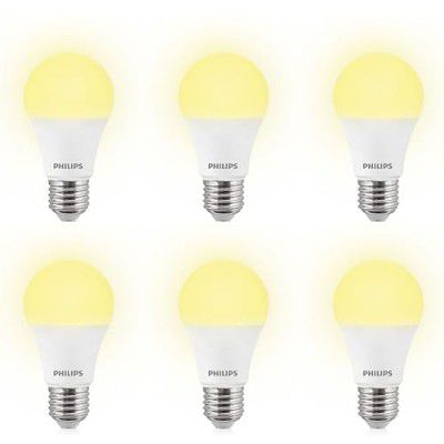 Philips 12W e27 LED Warm White Bulb, Pack of 6, (Stellar Bright)