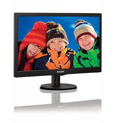 Philips 193V5Lsb2/94 19 Inch (48.26 Cm) 1366 X 768 Pixels, Smart Control Monitor