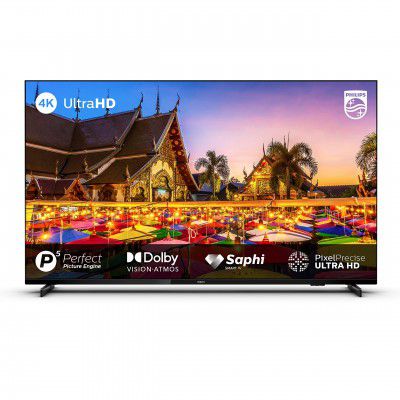 Philips 58PUT7605/94 146 cm (58 inches) 4K Ultra HD LED Smart TV With Dolby Atmos, Wifi Connectivity & P5 Perfect Picture Engine (Black)