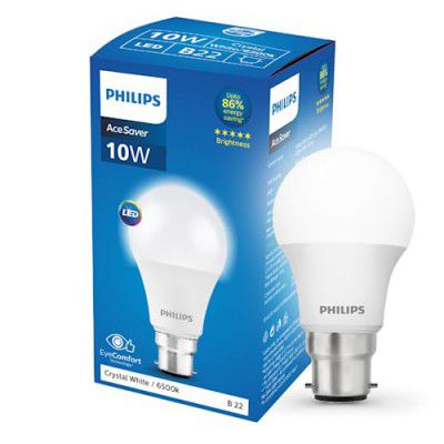 Philips Ace Saver 10W B22 LED Bulb,900lm, Cool Day Light, Pack of 1