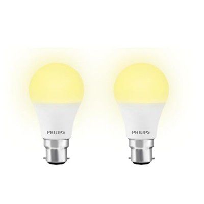 PHILIPS Ace Saver Base B22 12-Watt LED Bulb - Pack of 2