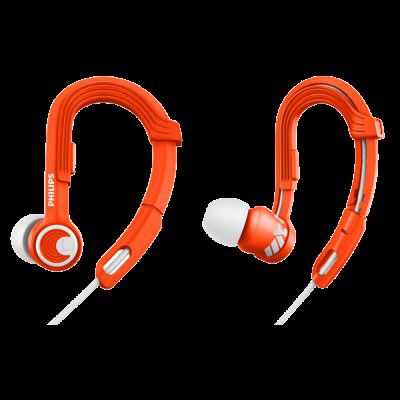 Philips ActionFit SHQ3300OR/00 Wired Sports Earphone with Kevlar Reinforced cable, Orange