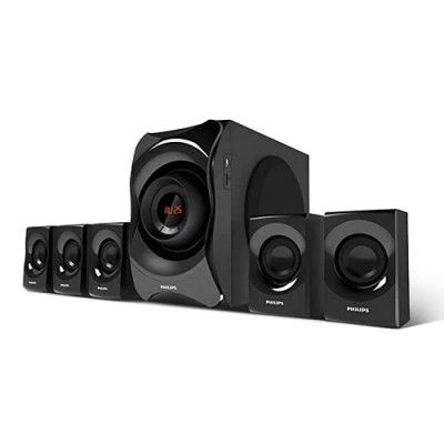 Philips Audio SPA8000B/94 5.1 Channel 120W Multimedia Speaker System