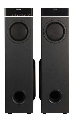 Philips Audio Spa9070 70 W Wireless, Bluetooth Tower Speaker With Optical Input And Mic, Black