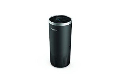 Philips Automotive Gopure Style 3601 with Hepa Filteration Captures Particles As Small As 0.004Um (Equivelant to H14 Grade), Uvc Light Eliminating >99.9% of Bacteria and Viruses - Black