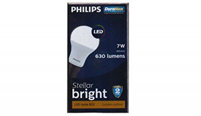 Philips Base B22 7-Watt LED Bulb (Warm White,Pack of 2)