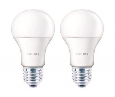 PHILIPS Base E27 9-Watt LED Bulb (Cool Day Light, Pack of 2)