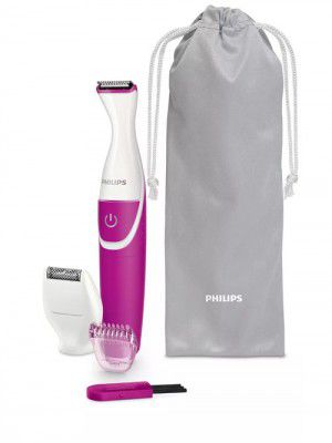 Philips BikiniGenie BRT382/15 Trimmer Pink and White