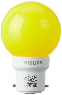 Philips Deco Mini Base B22 0.5-Watt LED Bulb (Pack of 4, Yellow)