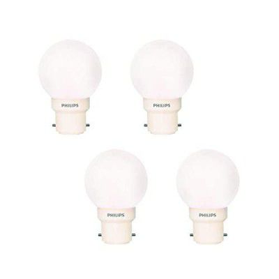 Philips Deco Mini Base B22D 0.5-Watt LED Bulb (Pack of 4)