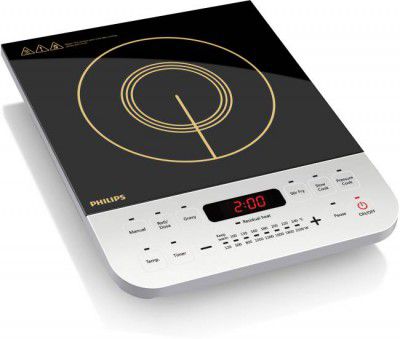 PHILIPS HD4928/01 Induction Cooktop (Black, Push Button)