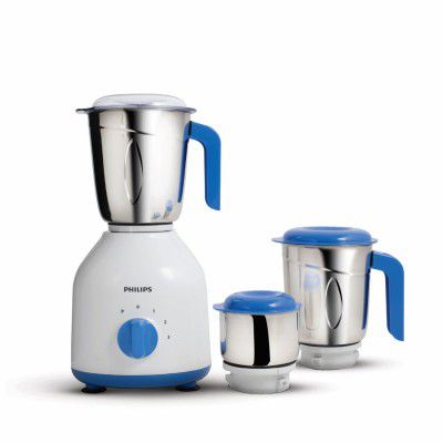 PHILIPS HL7555/00 600 Watt Mixer Grinder with 3 Jars