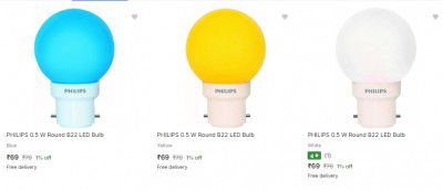 Philips Home Lighting Start's At Rs 69