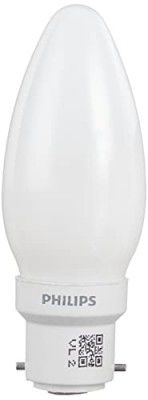 PHILIPS LED Deco White 0.5W Glass Candle (Pack of 2)