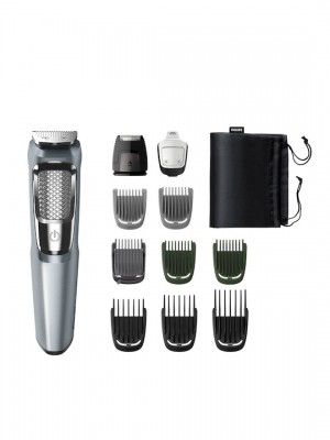 Philips Men MG3760/33 All-in-One Cordless Trimmer for Face, Head & Body - Grey