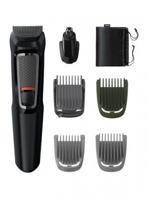 Philips MG3724/30 All-In-One Multigroomer Trimmer for Beard, Nose & Body - Black