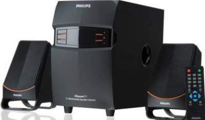 Philips MMS2550B/94 Dhoom Bluetooth Home Theatre (Black, 2.1 Channel)