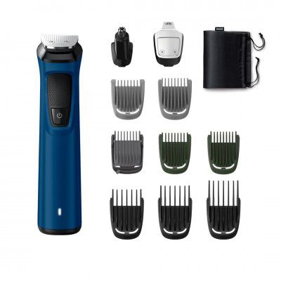 Philips Multi Grooming Kit MG7707/15, 12-in-1, Face, Head and Body, 90 Mins Run Time with Quick Charge