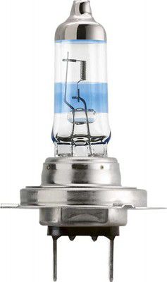 Philips RacingVision H4 12342RVS2 Halogen White Headlamps (12V,60/ 55W, Pack of 2 Bulbs)