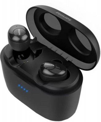 PHILIPS TWS SHB2515 True Wireless Earbuds with 110+ Hr Playtime, Voice Assistant Bluetooth Headset (Black, True Wireless)