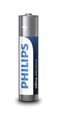 PHILIPS Ultra Alkaline Battery AAA (LR03E2B/97) - Pack of 2 - Top Performance, Ease of Use, Environmentally Responsible