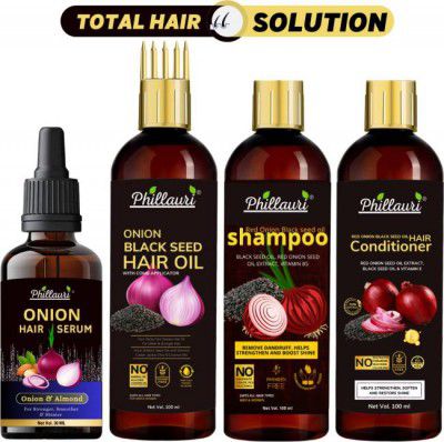 Phillauri Anti Hairfall Combo kit for healthy Hair Growth (4 Items in the set)