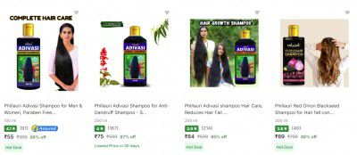 Phillauri Shampoo up to 86% off