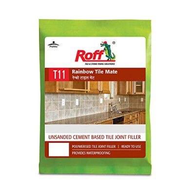 Pidilite Roff Rainbow Tile Mate for filling tile joints on floor and wall tiles (5mm width tile) - 1kg Coffee Brown