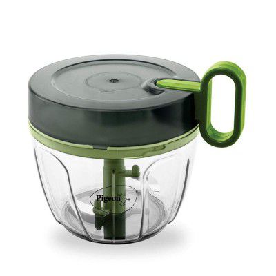 Food Chopper 650ml Steel Large Manual Hand-Press Vegetable Chopper