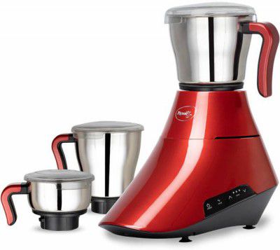 Pigeon 15581 Senso 750 W Mixer Grinder (3 Jars, Red)