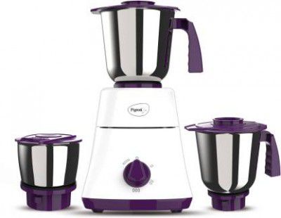 Pigeon 16086 Favourite 3 Jar 500 Watts Mixer (3 Jars, White, Purple)