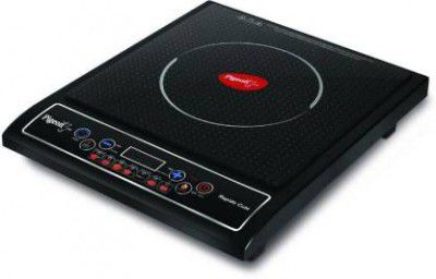 Pigeon 1800 W Induction Cooktop Push Button (Black, Rapido Cute)