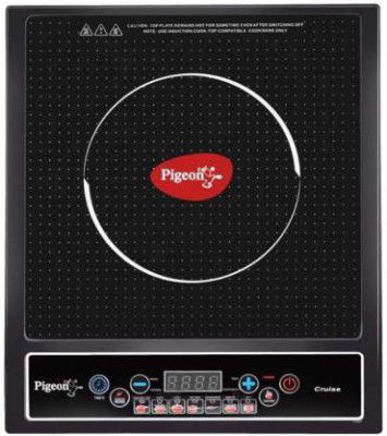 Pigeon 1800 W Induction Cooktop (Black, Push Button)