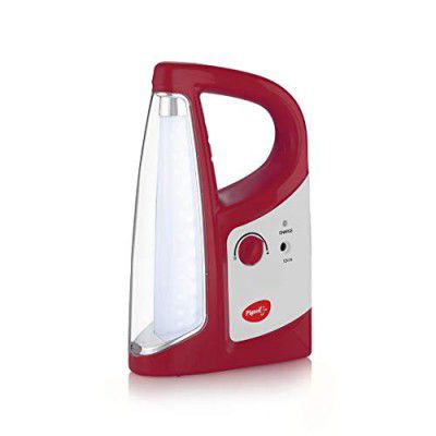 Pigeon by Stovekraft Gleam LED Rechargeable Emergency Lamp with 1600 mAH and 50 Hours of Backup time (Red)