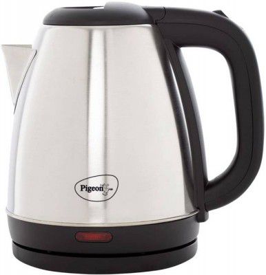 Pigeon Favourite Electric Kettle  (1.5 L, Silver, Black)