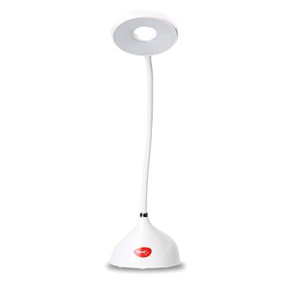 Pigeon Halo Rechargeable LED Reading Lamps with Flicker-Free USB Charging 3 Stage dimming, 10 Watt, 14714 (White, Medium )