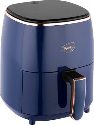 Pigeon Healthifry+ with 360 High Speed Air Circulation Technology 1200 W with Non-Stick Basket - Blue Air Fryer  (4.2 L)