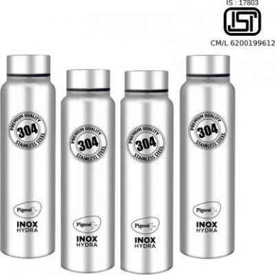 Pigeon Hydra Plus 900 ml Bottle  (Pack of 4, Silver, Steel)